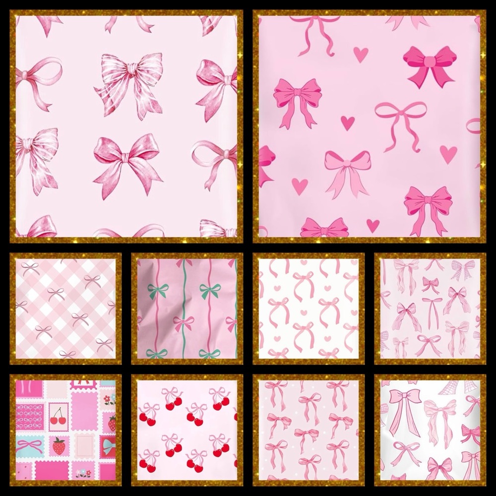 Poly Mailers 10x13 bow assortment